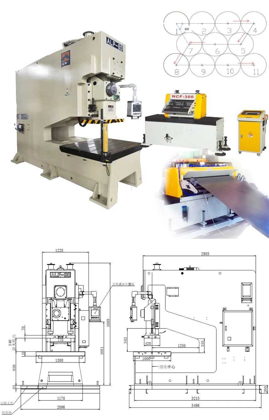 Standard Feeder Stainless Strip Coil Uncoiler Straightener 2 in 1 Machine and Feeder Machine for Progressive Die