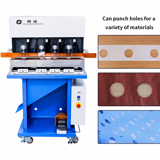 サーボモーター付きカーテン穴開け機